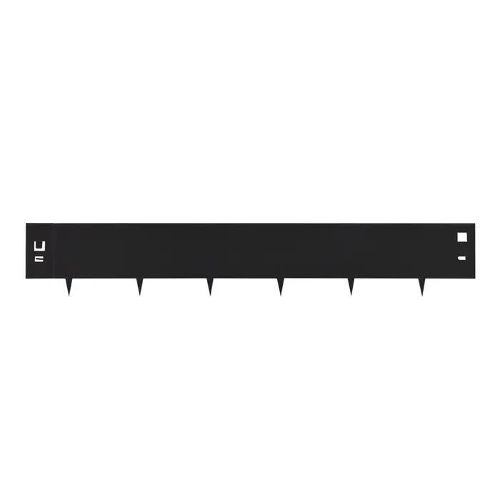 Kit de Bordure de Pelouse en Acier de 5x39 Pouces, Bordure de Jardin en Métal, Bordure de Pelouse po