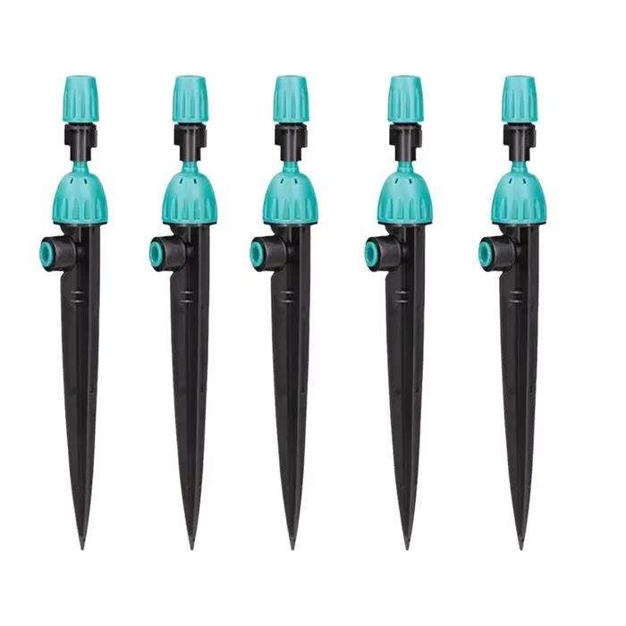 5 PIÈCES/ENSEMBLE 360 °   Arroseur automatique réglable pour pelouse, économiseur d'eau, grande surf