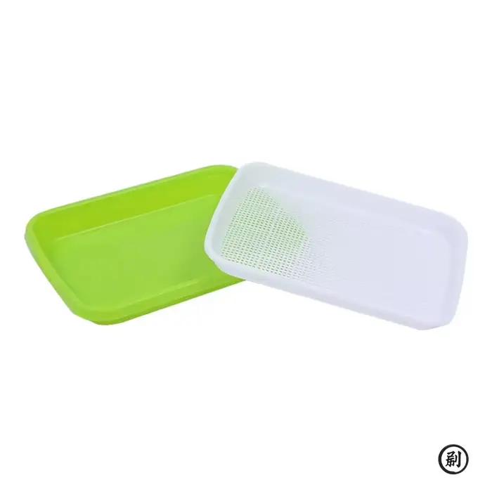 Plateau de germination hydroponique sans terre – 1 plateau portable pour semis de graminées et de lé