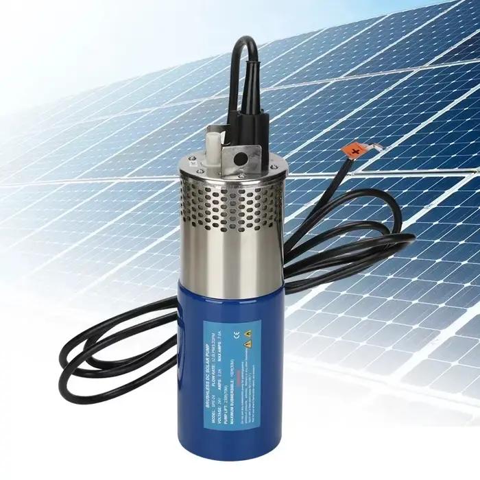 Pompe à eau solaire SubSN, 24V, 12L/min, 120m, moteur sans balais, énergie, puits profond, jardin ex