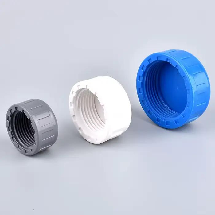Raccord de fin de ligne en PVC à filetage femelle 1/2~2 pouces, connecteur de tuyau d'irrigation 20 