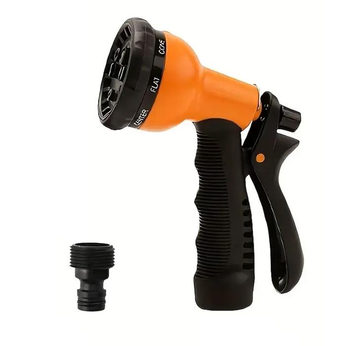 Pistolet d'arrosage de jardin 8 modes, pulvérisateur haute pression, pistolet de lavage de voiture, 
