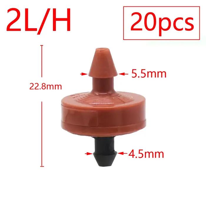 2L 4L 8L goutteur Irrigation 2/4 voies flèche compte-gouttes connecteur croix séparateur d'eau émett