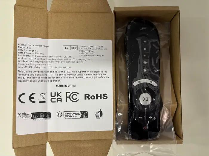 La plus chaude Canada France USA Télécommande A40 pour Android TV Box