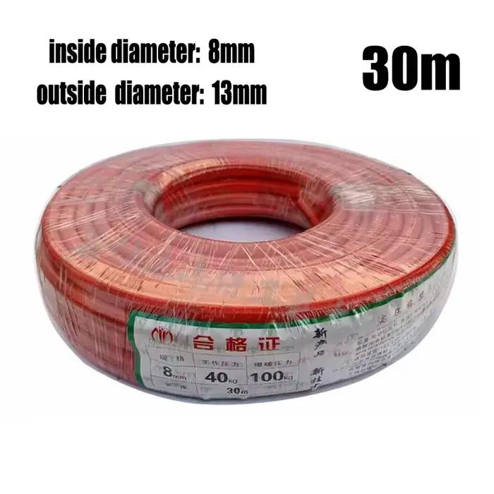 Tuyau 30M d'un diamètre intérieur de 8/10 mm avec tressage flexible, résistant au froid, à la chaleu