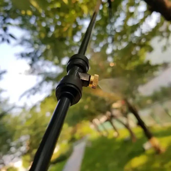 Système de pulvérisation d'eau de refroidissement pour jardin, serre et extérieur, système de dépous