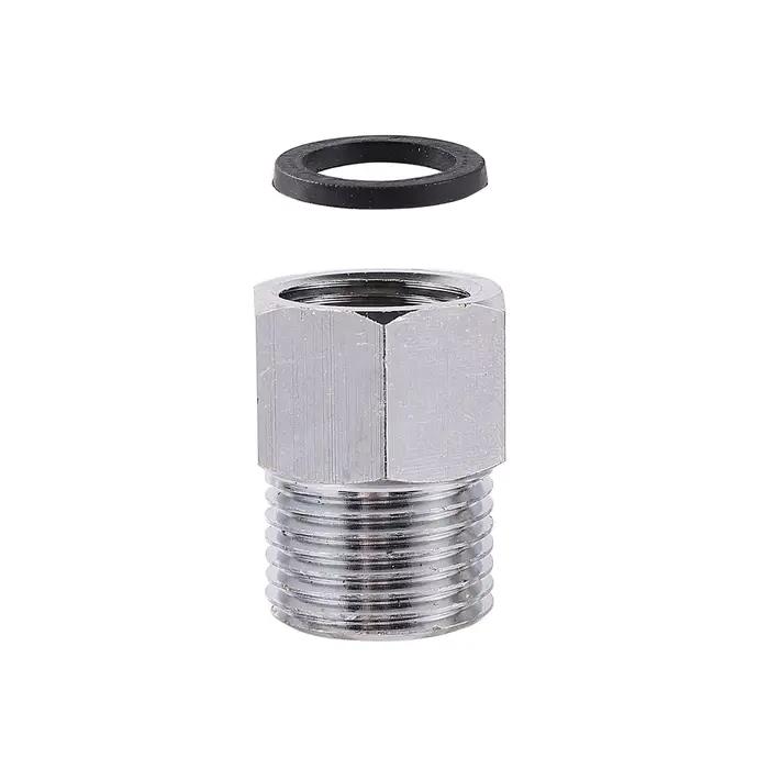 Adaptateur de filetage mâle M18 à 1/2 "3/4", connecteur de filetage en cuivre nickelé, adaptateur de