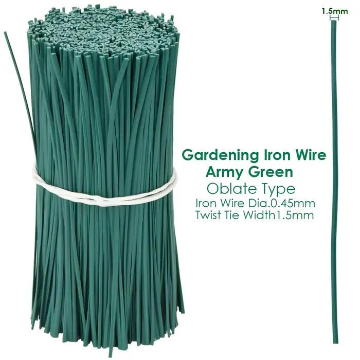 100 pièces vert jardinage vigne plantes grimpantes lignes d'attache de câble supports de plantes piè
