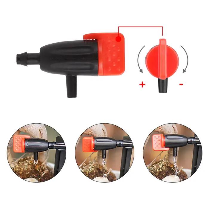 Goutteur 0 ~ 60L/0 ~ 40L, 10 pièces, émetteur compensé à pression réglable, régulateur d'arrosage po