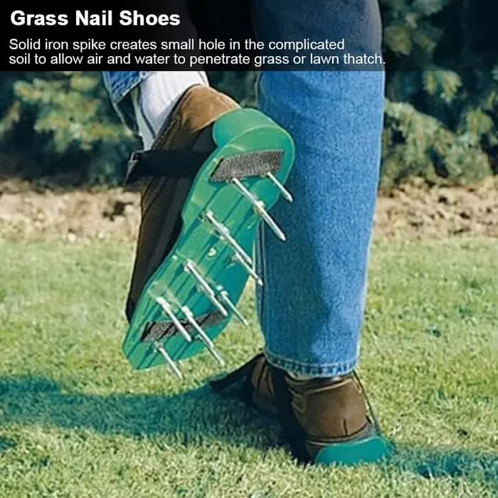 Chaussures d'aérateur de pelouse, chaussures d'aérateur de pelouse de jardin, panneau d'air, sandale