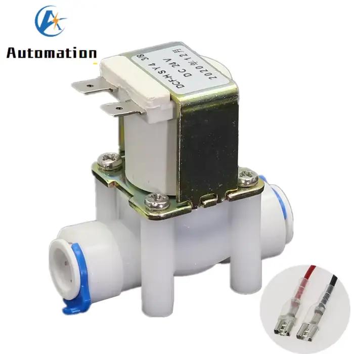 Électrovannes en plastique pour fontaines à boire, Machines RO 12V 220V, Machines à canalisations, v