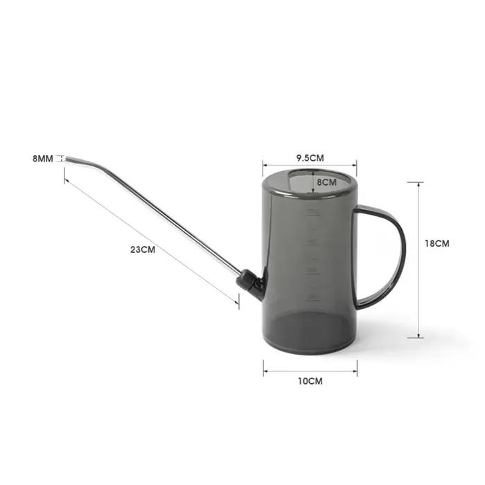 Arrosoir pour plantes avec tête d'arrosage, 2l, longue bouche, arrosoir de fleurs pour plantes d'ext