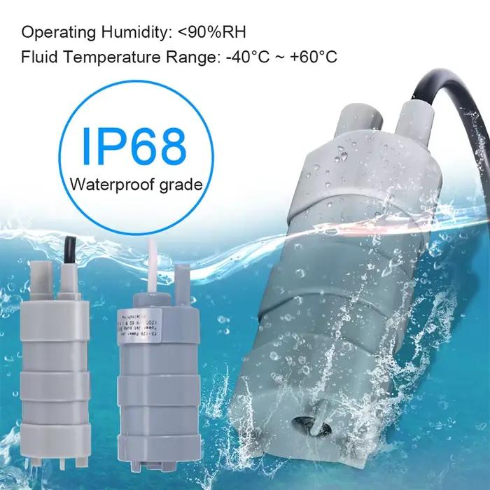 Pompe Submersible Miniature 12V, pour Aquarium, camping-car, jardin, 1500L/H et 1000L/H