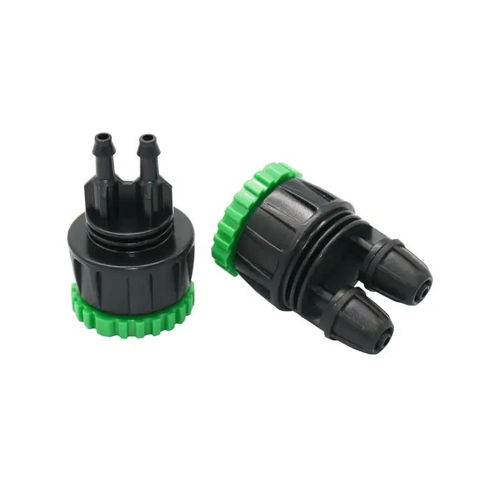 Adaptateur de Système d'Irrigation Goutte à Goutte pour Tuyau de Jardin, Connecteur Barbelé, 1/2, 3/