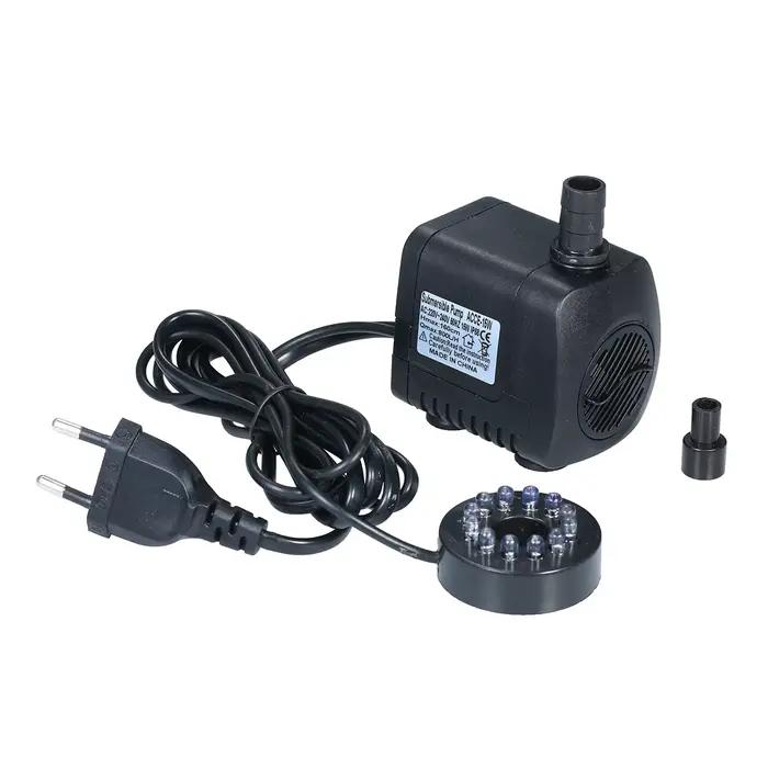 Pompe Submersible à lumière LED 800L/H, Ultra silencieuse, pour Aquarium, étang, piscine, fontaine d