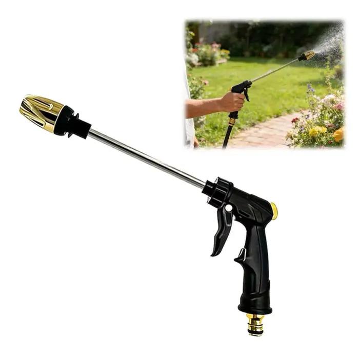 Pistolet de pulvérisation d'eau professionnel pour jardin, nettoyeur haute pression avec buse réglab
