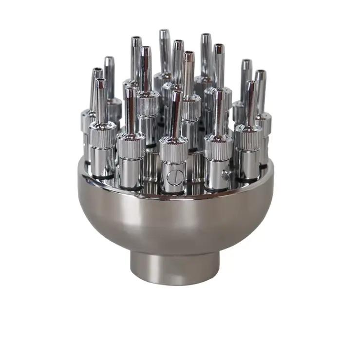Buses de fontaine en acier inoxydable 304 de 1/2'', 3/4'', 1'' pour bassin de jardin, jet droit, têt
