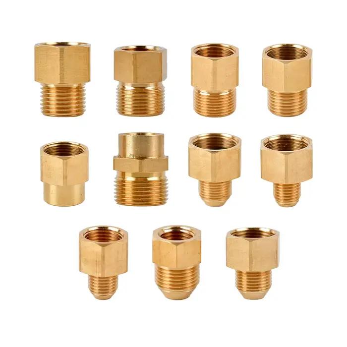 Connecteur de filetage en laiton 3/8 "1/2" M14 M18 M22, adaptateur mâle femelle pour pistolet de lav