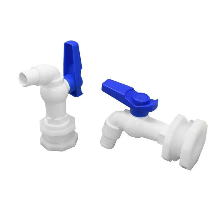 Adaptateur de réservoir IBC 60mm, connexion de Valve filetée 1/2 "3/4", connecteurs de robinet de bo