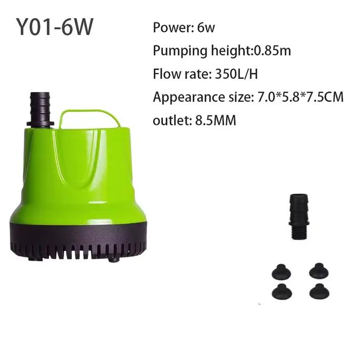 Pompe à eau submersible pour étang à poissons, fontaine de jardin hydroponique, cascade ultra silenc