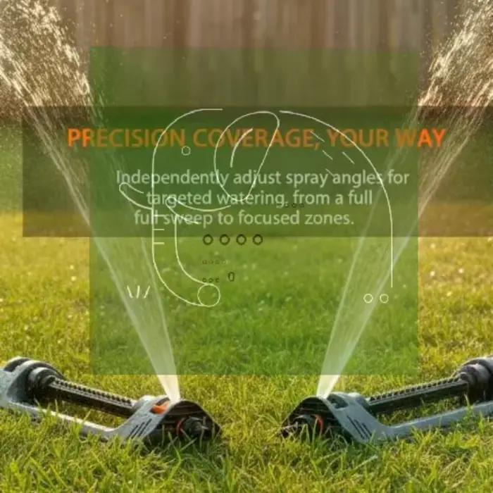 Arroseur de jardin, outil d'irrigation à distribution d'eau efficace, contrôle du débit réglable, mo