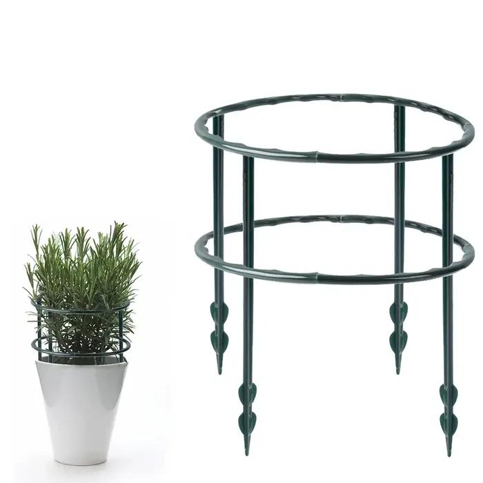 Support de plante en plastique, cadre de Pile, Arrangement de serre, tige fixe en demi-cercle, Suppo