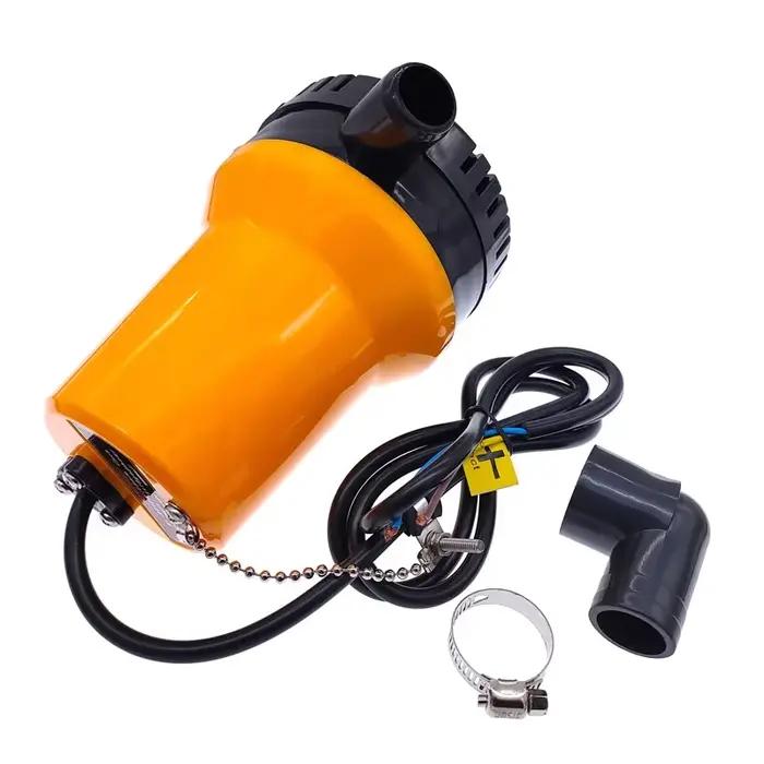 Pompe à eau Submersible 12V 24V, pompe de cale, Mini pompe de Drainage de cabine, pompe électrique d