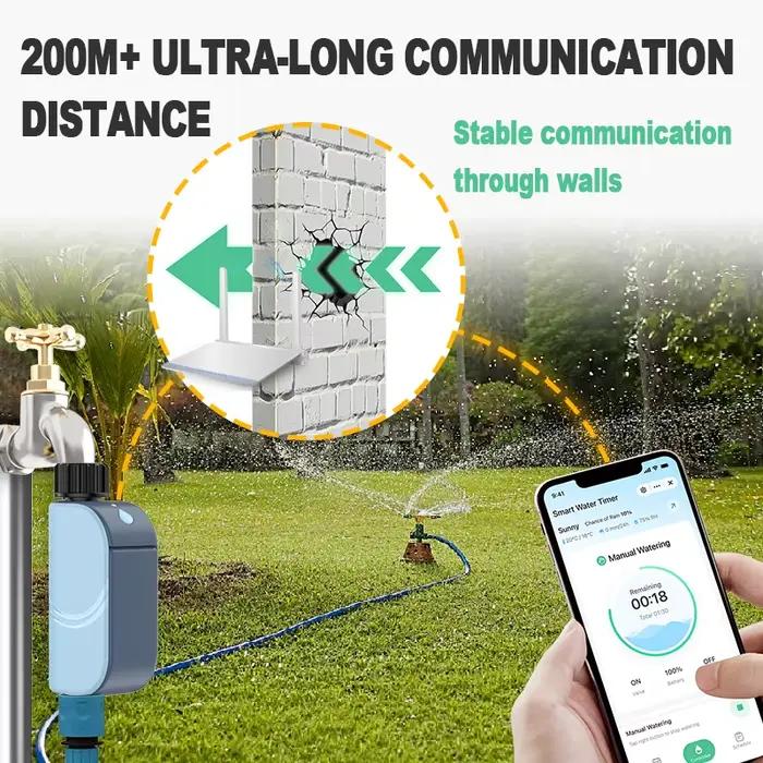 Minuterie d'arrosage de jardin intelligente Tuya WIFI, minuterie automatique d'eau, système d'arrosa