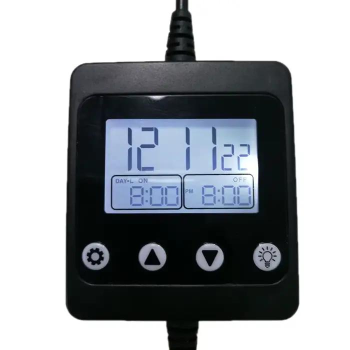 Minuterie et variateur de lumière d'aquarium, facile à programmer, contrôleur de lampe de réservoir,