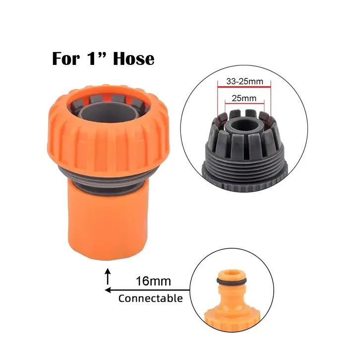 Connecteur de tuyau d'arrosage de 1 pouce, raccord de réparation rapide pour tuyau d'eau, connecteur