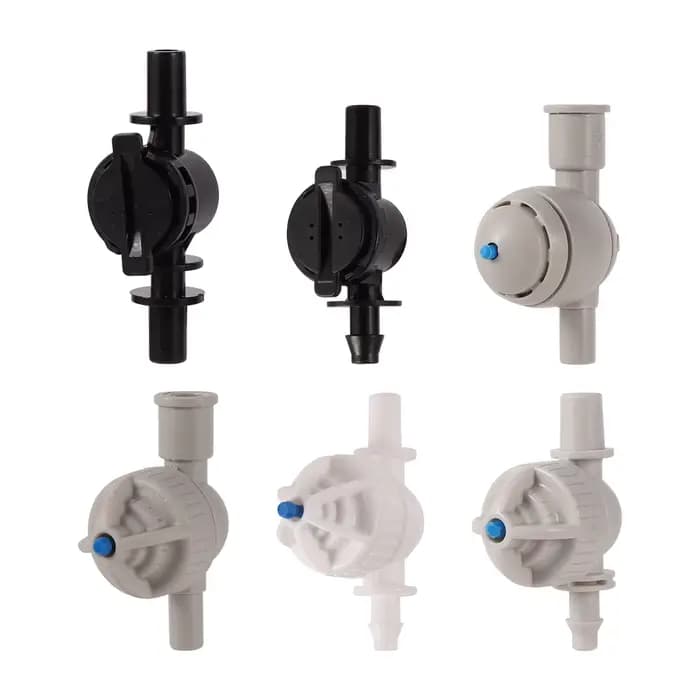 Dispositif Anti-goutte 6mm, tuyau 4/7mm, connexion Miniature, Valve Anti-goutte, jardin, Agriculture