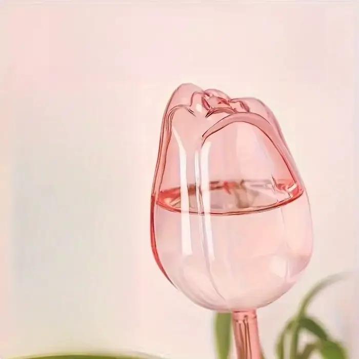 Boules d'arrosage pour plantes tulipes roses, adaptées aux plantes d'intérieur et d'extérieur, goutt