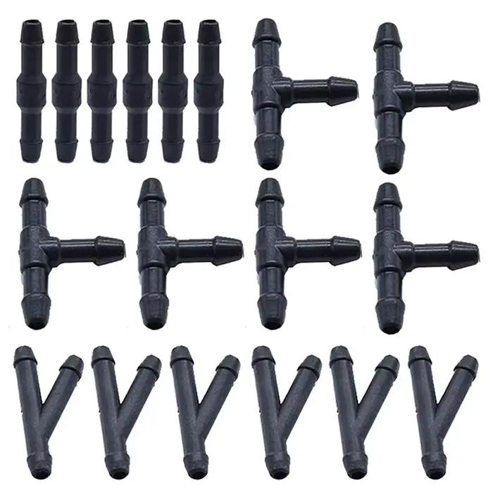 Connecteur de tuyau de jonction de lave-glace, 18 pièces, pièce I T droite à 3 voies, pièce en Y, Ai