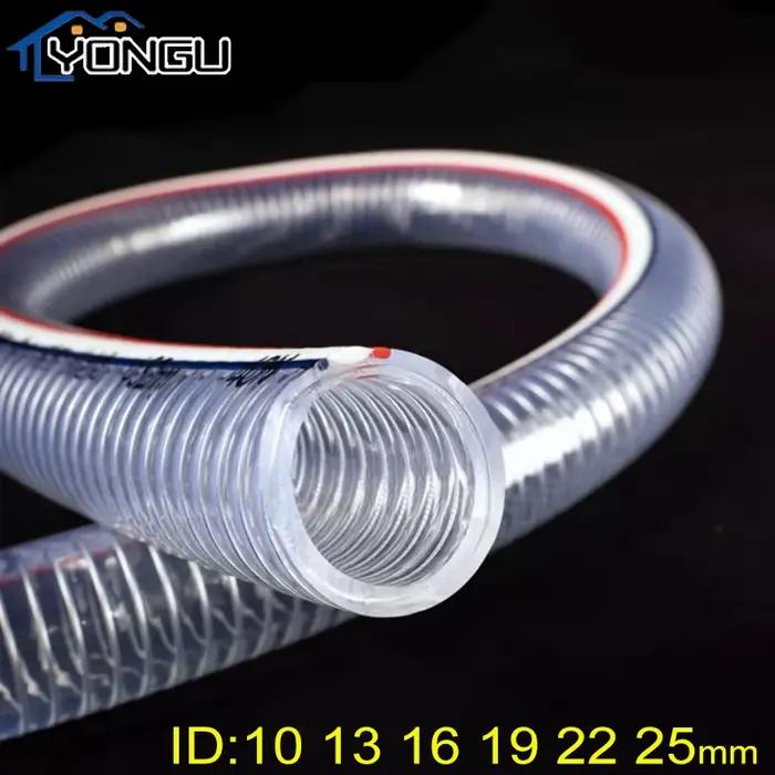 Tuyau de plomberie en PVC souple Transparent de haute qualité avec pompe à eau en fil d'acier Tube F