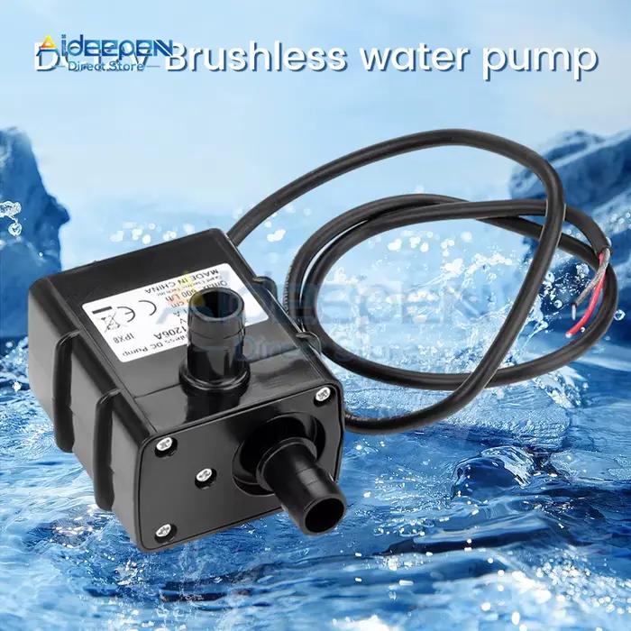 Pompe à eau sans balais DC 12V, Circulation d'eau, pompe Submersible silencieuse, Booster 600l/min p