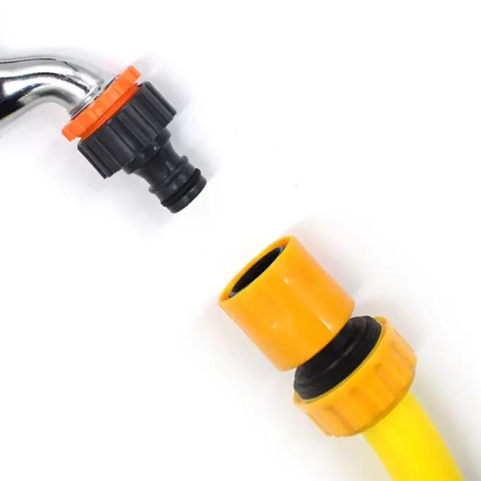 Connecteurs rapides de tuyau de voiture de jardin 1/2 "3/4" 1 ", réparation d'adaptateur de tube d'e