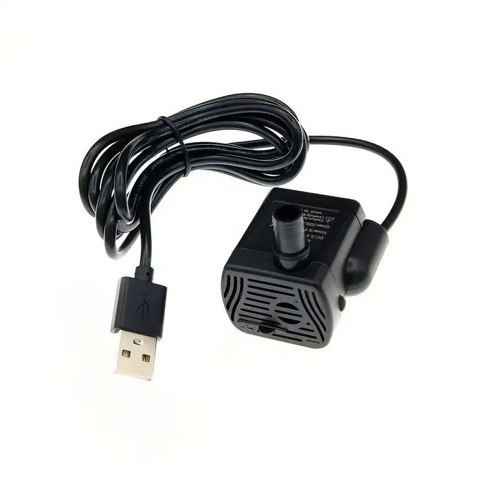 1 pièces pompe à eau 5V prise USB 3W DC 5.5V-12V Mini pompe Submersible solaire pour Aquarium Submer