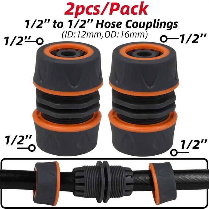 KESLA 2 pièces 1/2 "3/4" adaptateur de tuyau d'arrosage 16mm connecteur rapide bouchon d'arrêt coupl