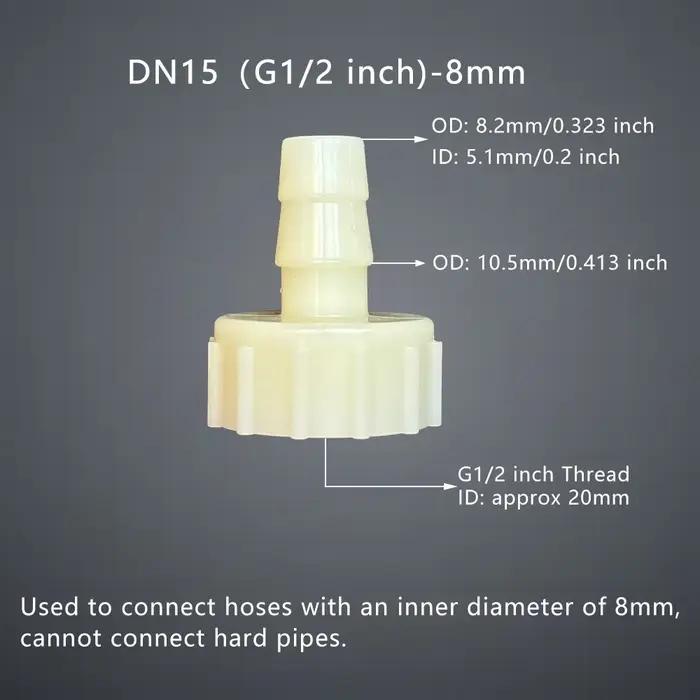Connecteur de tuyau femelle G1/2 pouces DN15, filetage intérieur, accessoires de pompe à eau, raccor