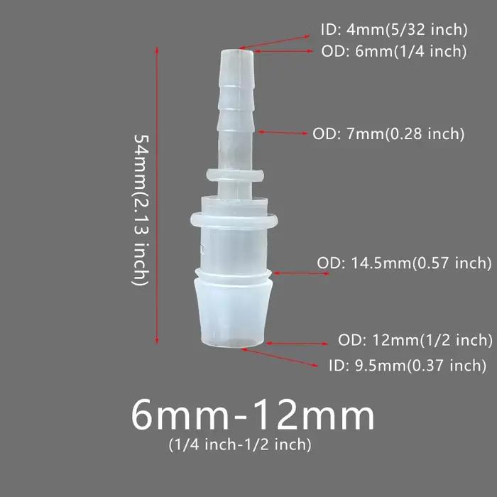 Connecteur de tuyau Flexible en plastique, réducteur de barbe, adaptateur de raccord, Joint d'épissu