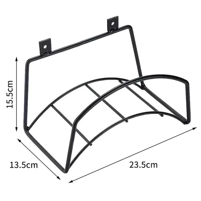 Support mural robuste pour tuyau d'arrosage, gain de place, support de rangement pour tuyau d'eau po