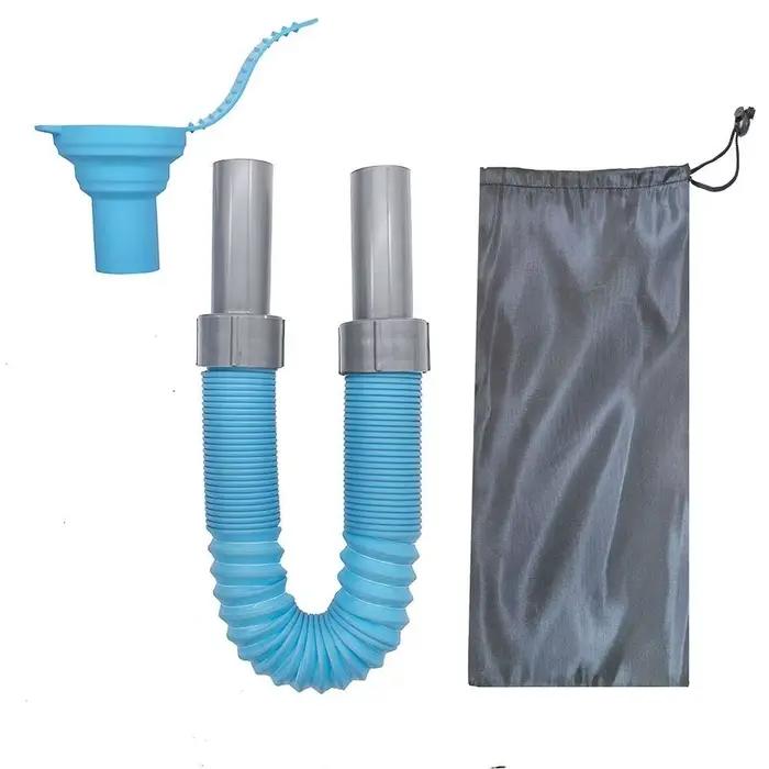 Tuyau d'eau potable extérieur extensible, anti-éclaboussures, avec sac de transport, tuyau de rempli