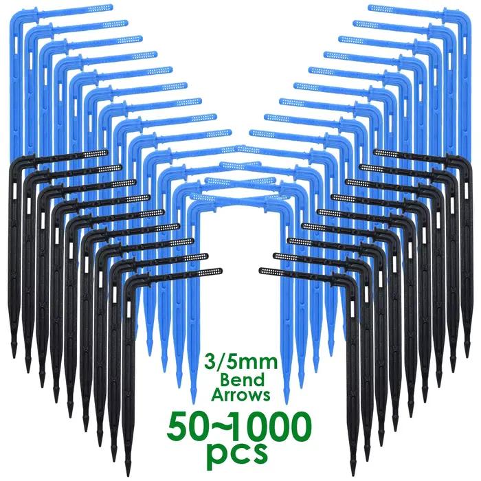 KESLA 50-1000 pièces serre 3/5m tuyau goutte à goutte goutte Irrigation goutteurs 1/8 ''émetteurs de