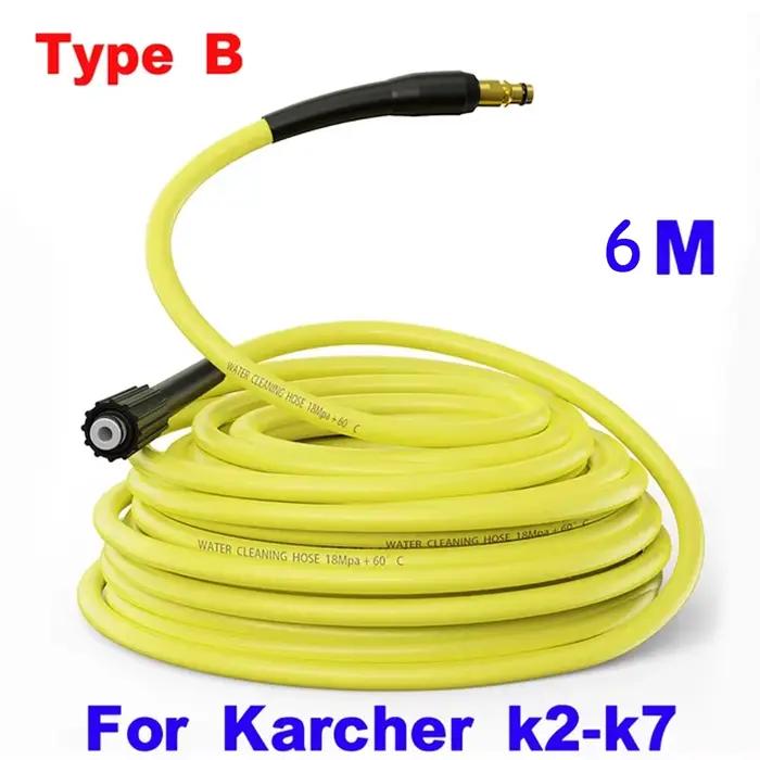 Pour tuyau Karcher 6-20m tuyau d'extension de nettoyeur haute pression série K pour K2 K3K4 K5 K6 K7