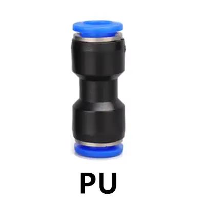 Raccords pneumatiques PU PE PV PK PZA PY HVFF SA PM pour tuyaux et tubes 4mm 6mm 8mm, raccords rapid