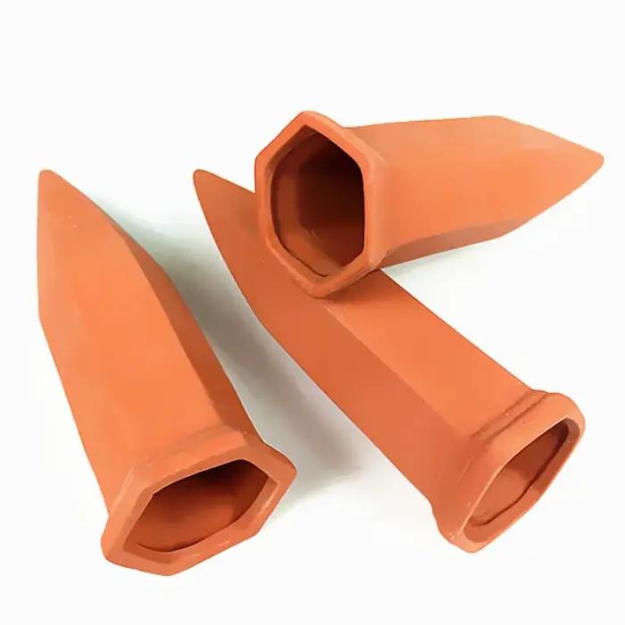 Paquet de 6 pointes d'arrosage automatique naturelles - Terre cuite - Abreuvoir automatique pour pla