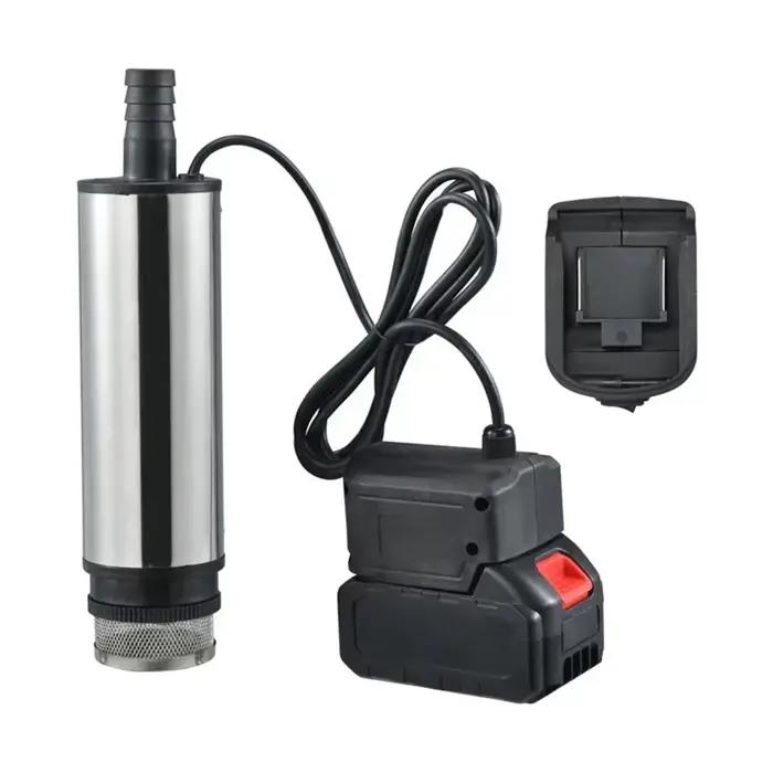 Pompe submersible sans fil DAYI 60W pour transfert d'eau, hauteur de refoulement 3-5m, débit 50-80 L