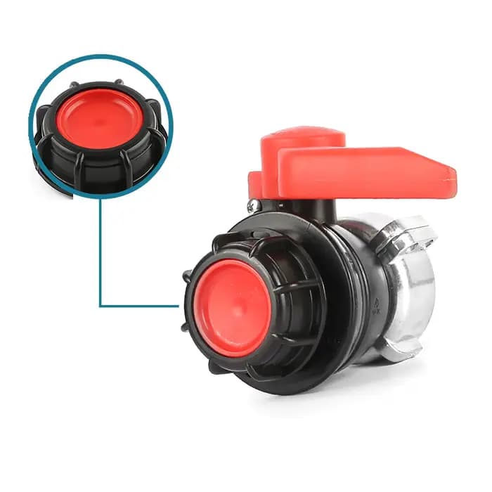 Adaptateur fourre-tout IBC à filetage grossier, connecteur de assujetà bille, adaptateur à filetage 