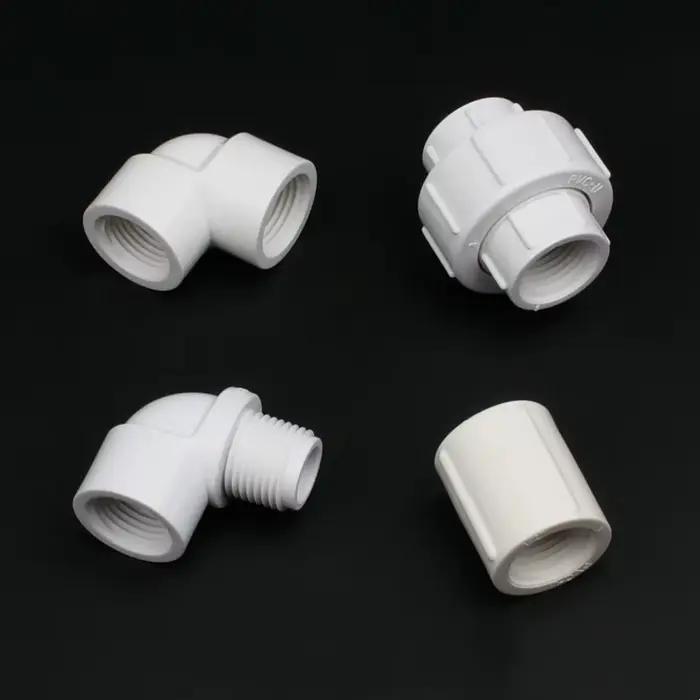 Connecteur Union en PVC à Double filetage femelle 1/2 "3/4" 1 ", Joint détachable pour aquarium, rac
