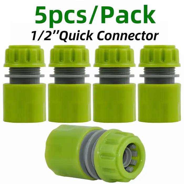 Sprycle 5 pièces 1/2 pouces tuyau d'arrosage connecteur rapide 16mm raccord de tuyau adaptateur de r